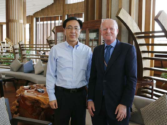 中免集團董事長、總經(jīng)理 彭輝接受穆迪報道專訪